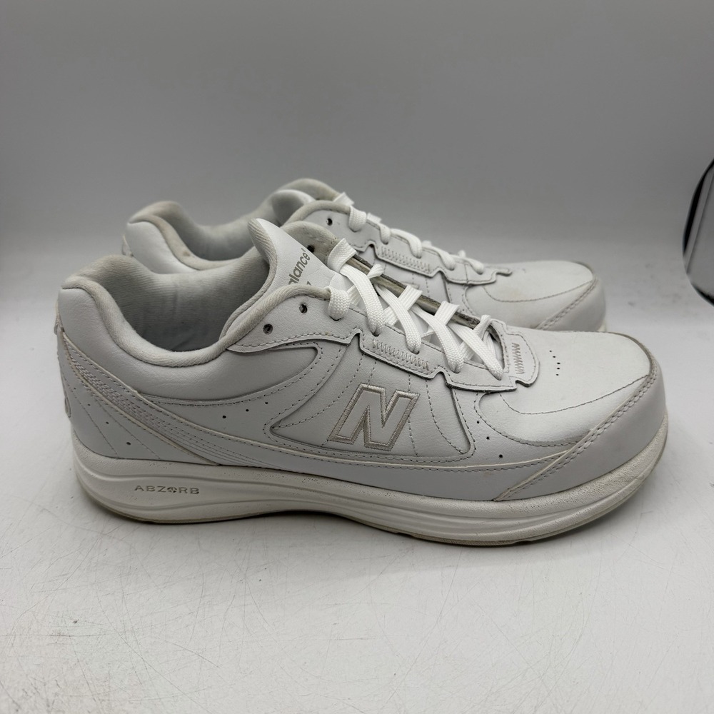 New Balance 577 Walking Shoes Mens Sz 9.5 2E EXTRA WIDE White Sneakers MW577WT